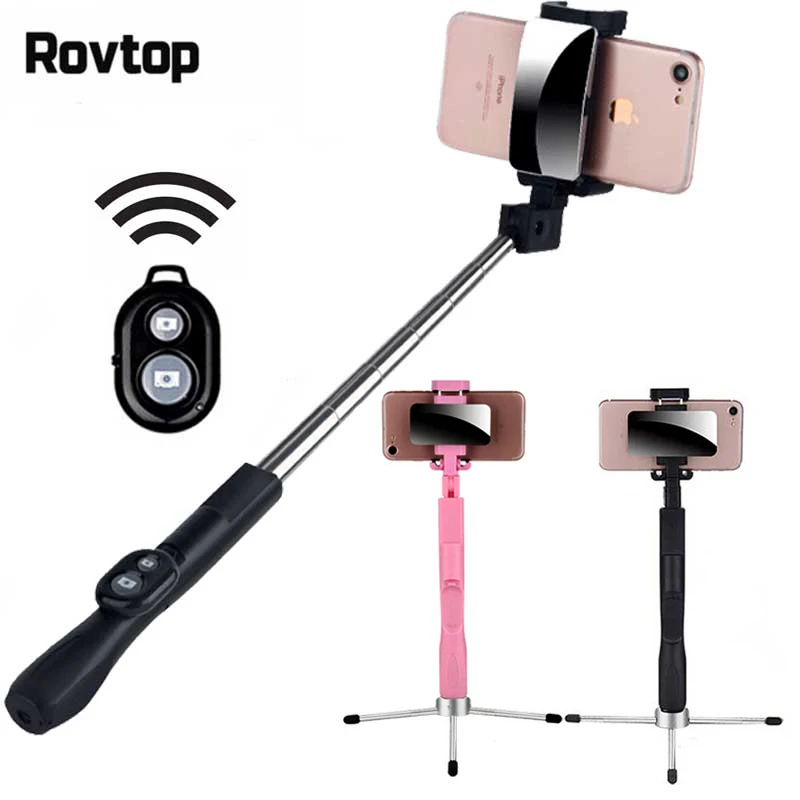 Rovtop мини штатив для телефона селфи палка Гибкий монопод Bluetooth подставка iPhone Android