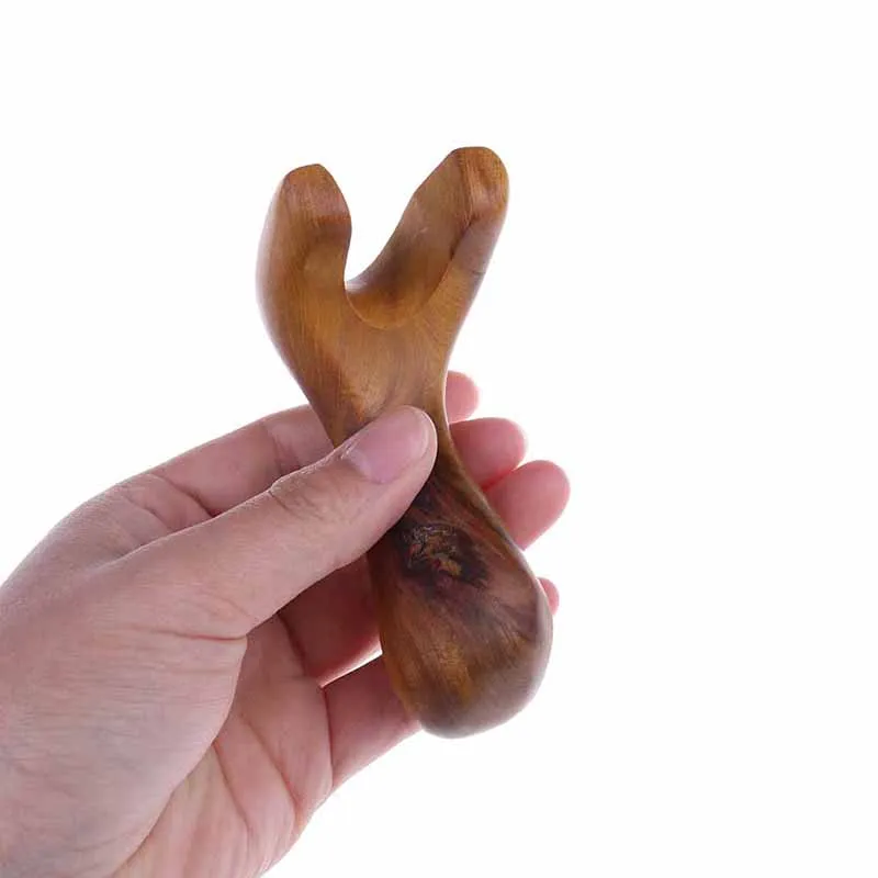 

1Pcs Body Acupoint Massage Hand Roller SPA Massage Health Stick Tool Fragrant Wood Facial Nose Gua Sha Tool