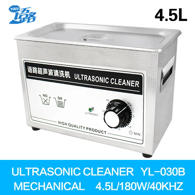 

Industrial 4.5L Ultrasonic Cleaning Machine Bath Auto Car Parts Oil Rust Removing Hardware Washing Lab Ultrasound 6L Tanks Timer