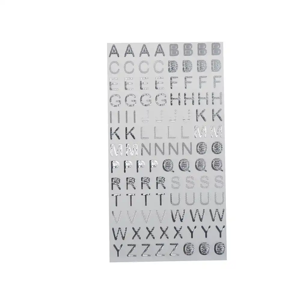 Creative Diy Photo Gold Letters Decoration Self Adhesive Stickers For Scrapbooking Card Making Journaling Project 1 Sheet Stickers Aliexpress