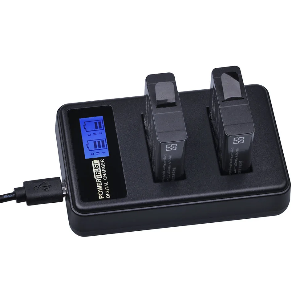 2 шт 1600mAh AHDBT-501 AHDBT501 AHDBT 501 батарея для Gopro Hero 5+ lcd двойное USB зарядное устройство для GoPro 5 Hero6/7/ батареи