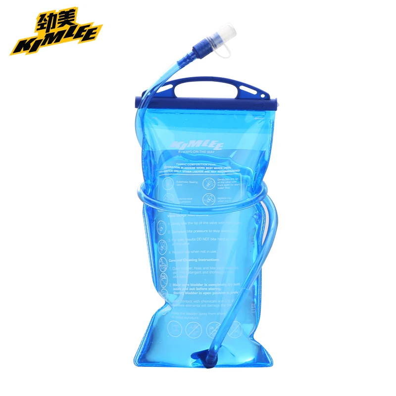 KIMLEE сумка для хранения воды 1.5L Открытый складной портативный Велоспорт Кемпинг