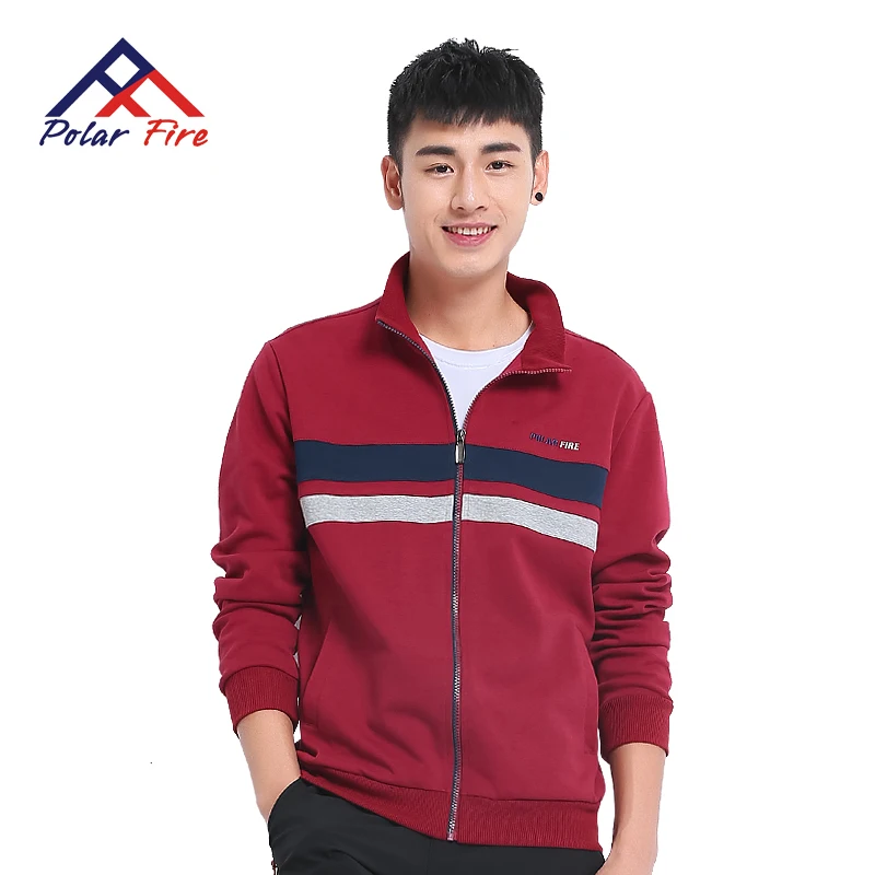 Polar Fire New Winter Thermal Fleece Windproof Running Jackets Jogging