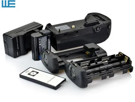 

MB-D12 Battery Grip + IR Remote Control + EN-EL15 Battery+ EN-EL15 Charger for Nikon D800 D800E D810 Digital SLR Cameras.