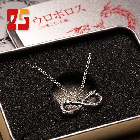 

Anime Infinite Ssangyong Infinite Ouroboros 925 Sterling Silver Necklace Toma Silver Pendant Ouroboros Symbol Jewelry Bracelet