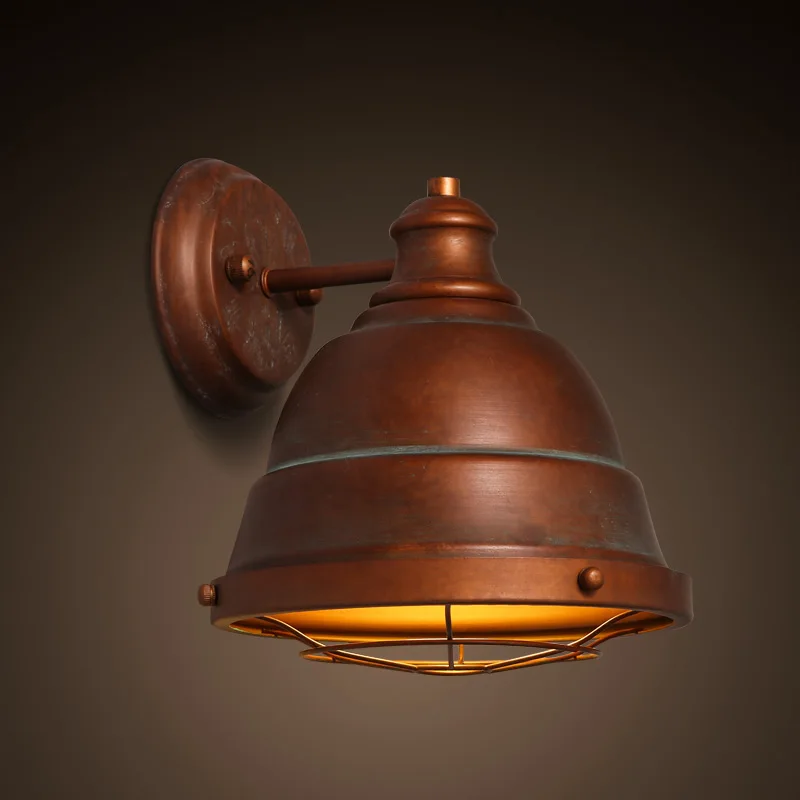 

Abajur Loft Retro Nostalgia Corridor LED Wall Lamp Industrial Retro Bar Restaurant Deco Wall Light Simple Iron Wandlamp Fixtures