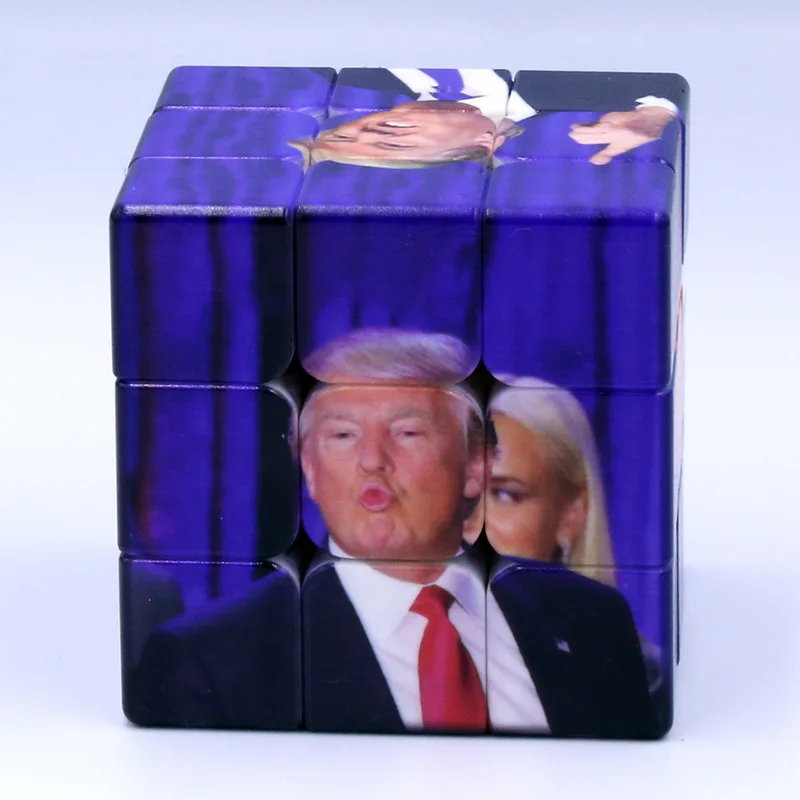 Professional Cube 5 6*5 6 см скорость для Magic Puzzle Трамп принт стикеры детей взрослых