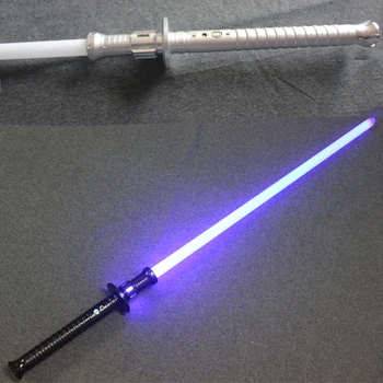 

Cool Sound Effect Metal Handle Lightsaber Laser Sword Sound Emitting Light Toys Birthday gift for Kids