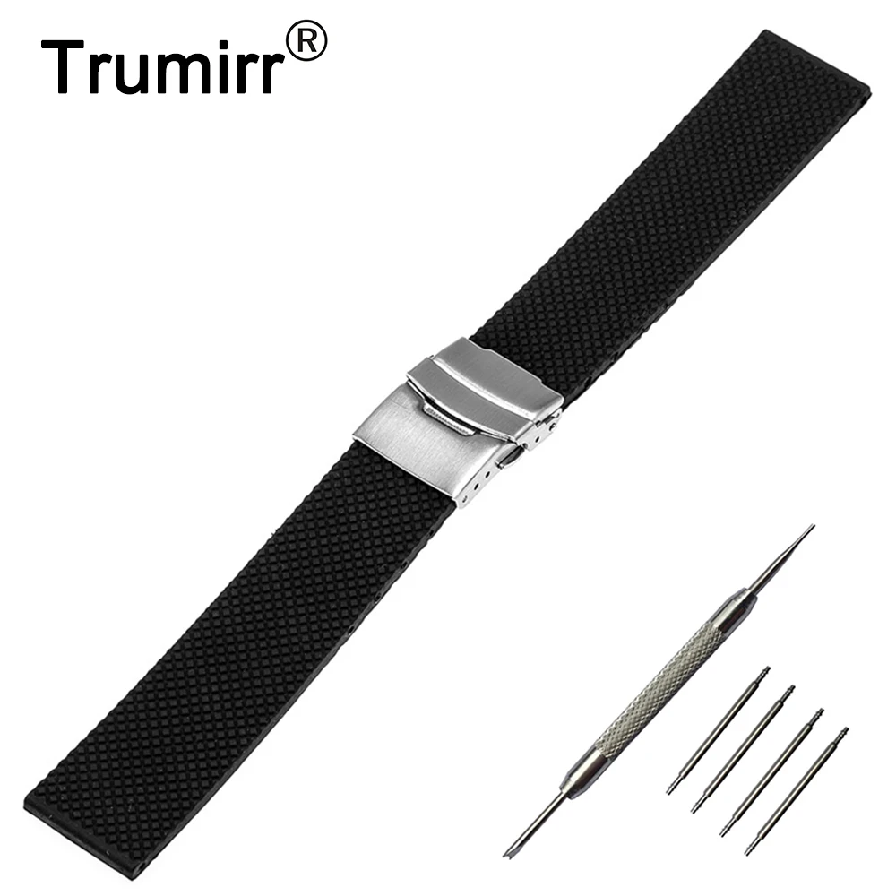 Ремешок для часов Tissot 1853 T035 T097 19 мм 20 21 22 23 24 силиконовый каучук | Наручные часы