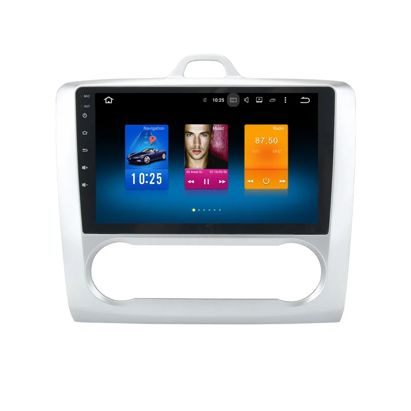 Cheap Android 8.0 car GPS radio player for Ford focus II 2004-2011 with Octa core px5 4G RAM wifi 4g usb auto Multimedia 8