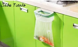 Ishow сумка висит Кухня шкаф задняя дверь Стиль стенд мусорные мешки для мусора хранения держатель стойки rangement