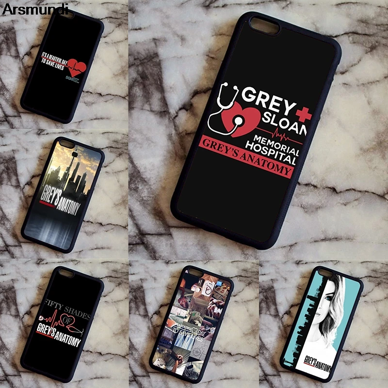 

Arsmundi Gray Anatomy is My Person Phone Cases for iPhone 4S SE 5S 6S 7 8 Plus X XR XS Max Case Soft TPU Rubber Silicone