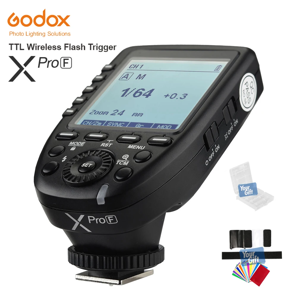 

In the Stock!!! New Arrival Godox TTL II 2.4G Wireless X system High-speed with Big LCD Screen Transmitter Xpro-F For Fuji