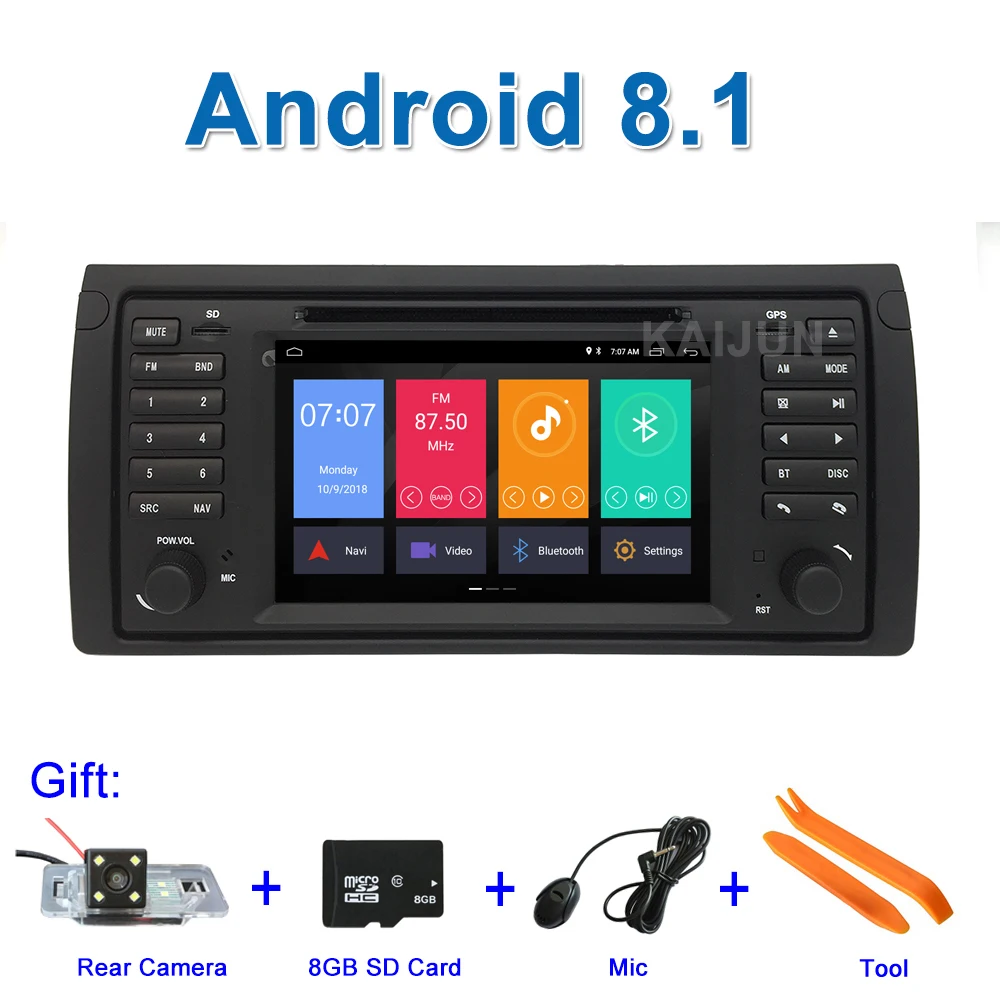 

IPS screen Android 8.1 Car DVD Stereo Player for BMW E53 X5 with Radio WiFi BT GPS