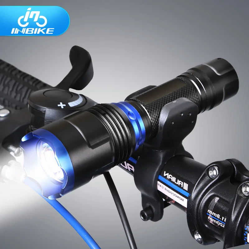 Discount INBIKE Bike Light Front Handlebar with Torch Holder Led Bicycle Front Light Cycling Flashlight Q5 Zoom Bicycle Accessories IL779 0 Discount INBIKE Bike Light Front Handlebar with Torch Holder Led Bicycle Front Light Cycling Flashlight Q5 Zoom Bicycle Accessories IL779 0