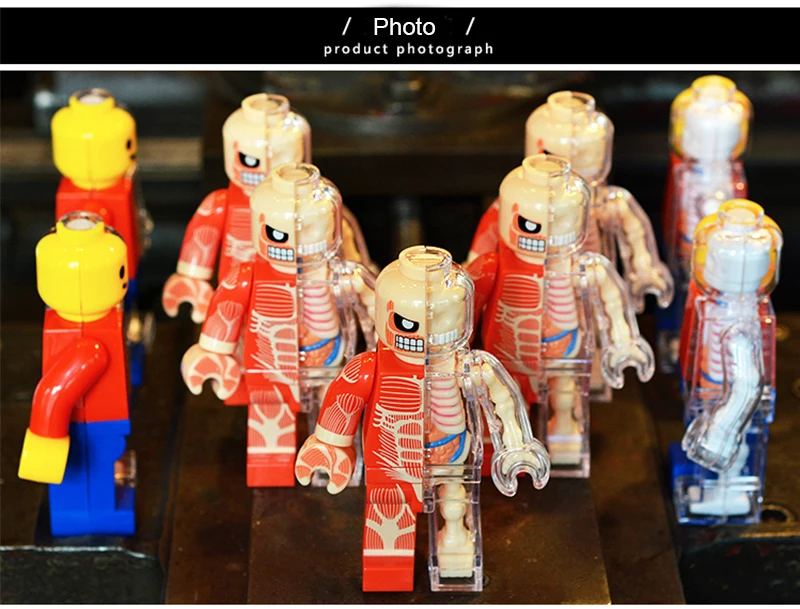 Одна деталь аниме 4D мастер Скелет анатомия модель кирпич человек кукла строительные блоки фигурки взрослых детей наука игрушки подарки