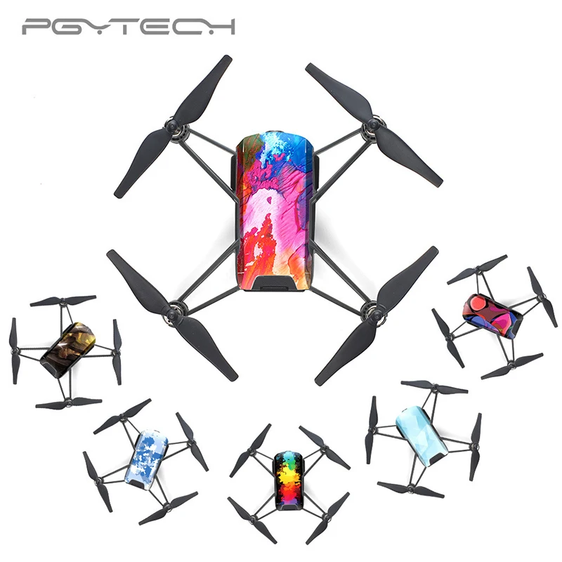 

PGYTECH 4Pcs/Set 3M Stickers for DJI Tello Waterproof Protective Skin Decals Wrap Drone Body Accessories