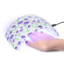 36 W США/EU/Великобритания/АС Plug Портативный светодиодный ногтей лампа мини УФ ногтей Сушилка для ногтей и гель для ногтей отверждения белый свет Главная Применение инструмент