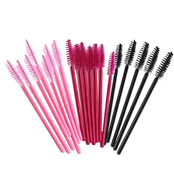 

100 PCS Portable Eyelashes Brush Disposable Spiral Eye Makeup Eyelash Roll Cosmetics Beauty Tools Easy To Use