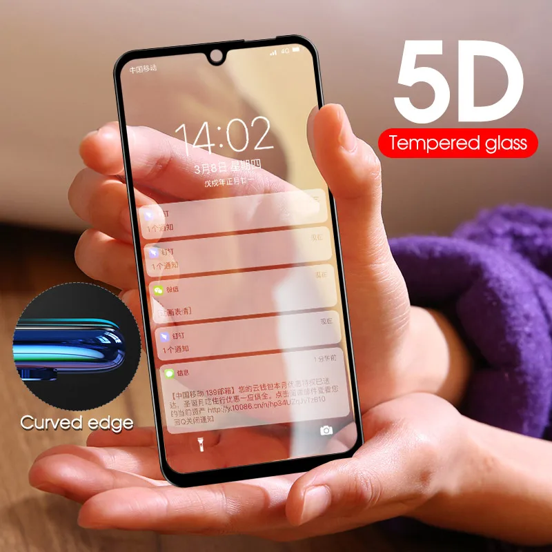 

5D Curved Edge Full Screen Film on the For Honor 8X 10 Lite 10i 20i View 20 8C 8S Tempered Glass For Huawei Nova 3 3i 4 4e Film