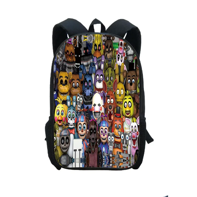 Аниме Five Nights at Freddy's рюкзаки школьная сумка Книга сумка рюкзак для детей мальчиков девочек студентов Косплей Mochila школьный подарок - Цвет: Style 5