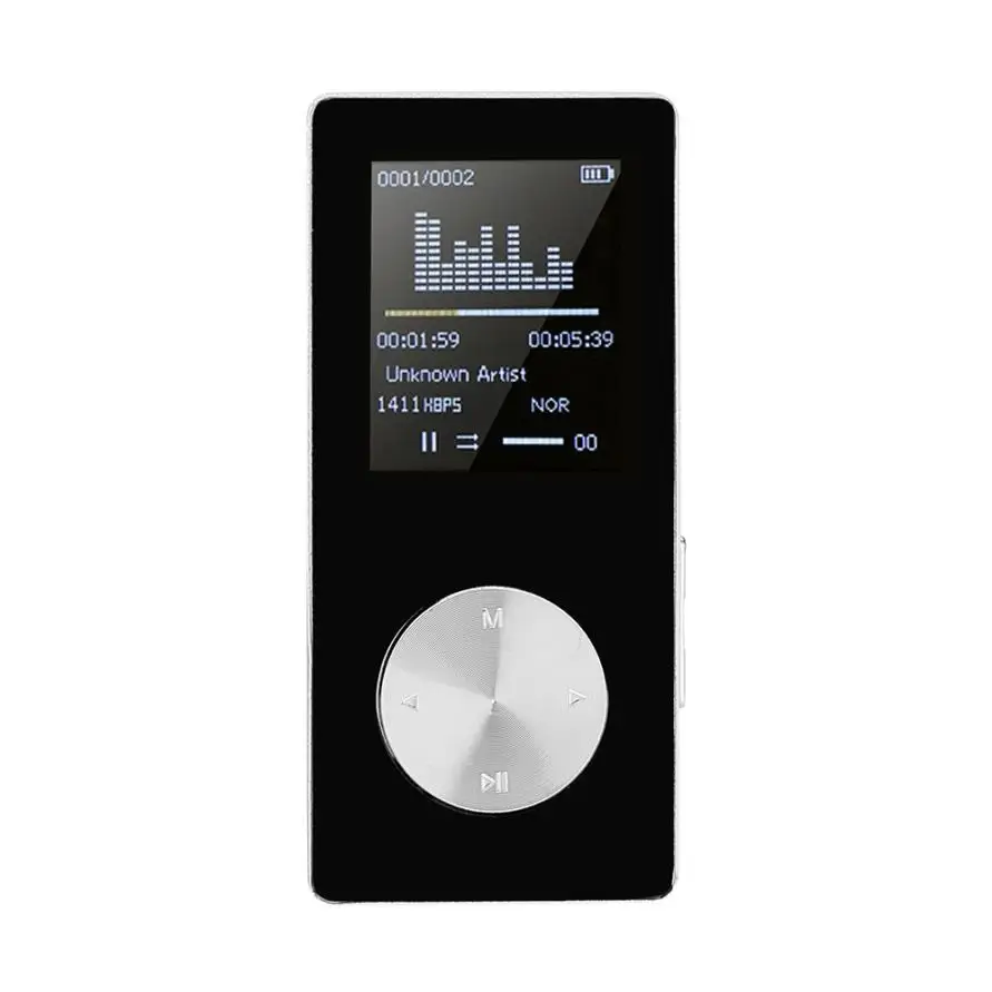 Новый 1 8 ''черный TFT 16G Мини MP3 плеер HiFi без потери качества звука музыкальный FM