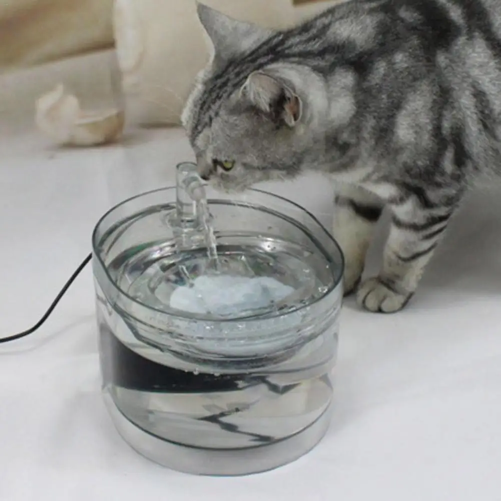 

Pet Automatic Water Dispenser 2.6L Cat Drinking Fountain Intelligent Infrared Induction Electric Water Feeder Depth Filtration