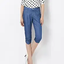 26-33 хит, весенние женские новые модные джинсы Tencel seven, тонкие брюки joker smoke plait haroun