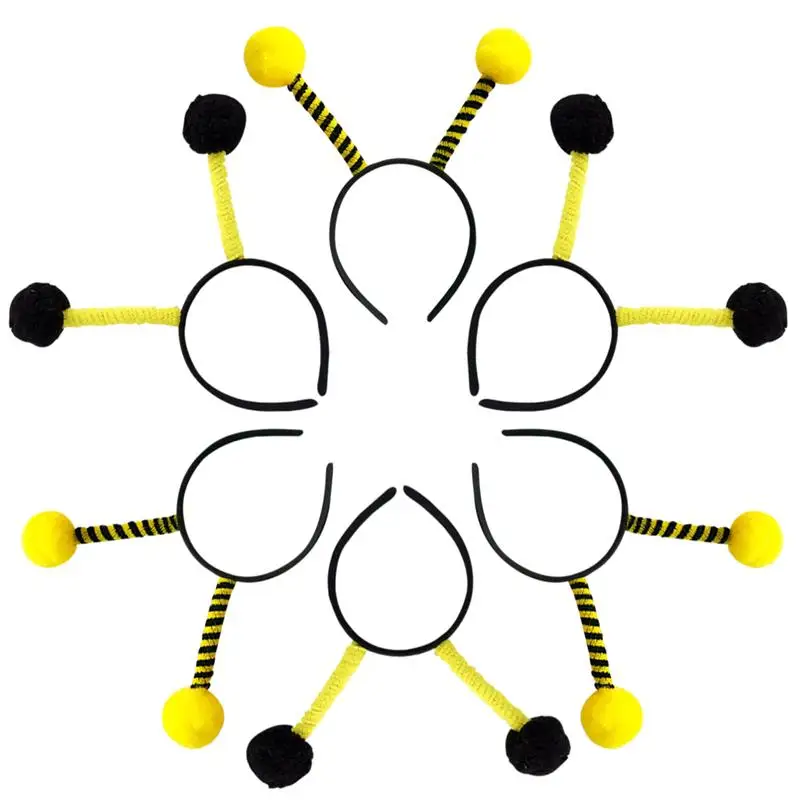 12 шт., милая мультяшная повязка пчелка, Детский костюм, повязка на голову, животное, щупальца, обруч для волос, повязка для волос, вечерние, для выступлений, реквизит