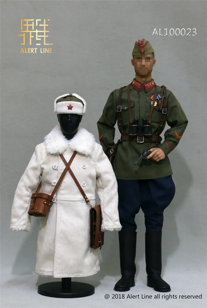 

AL100023 1/6 WW2 1942Red Army Infantry Lieutenant Officer Set For 12"Male Figure Body