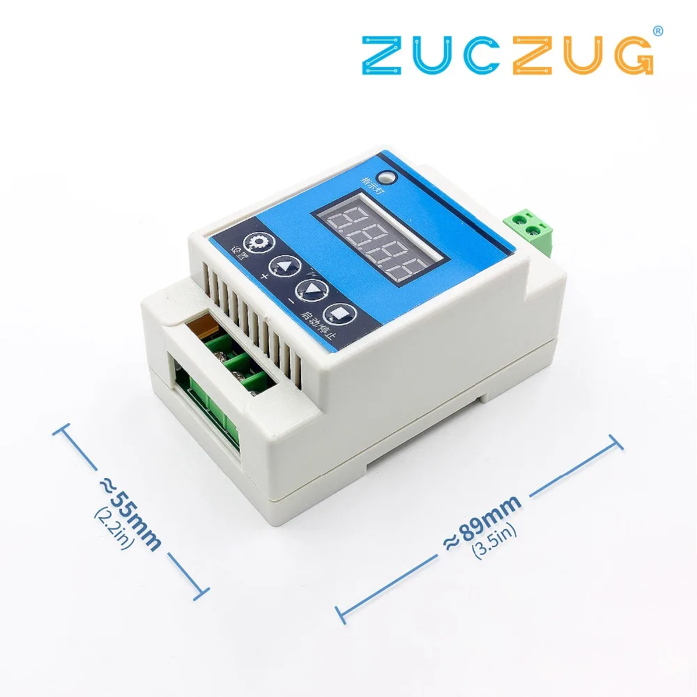 12V LED Display Time Delay Switch Module high power 30A timer circuit