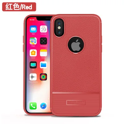 For Apple iphone XS XR Case Soft silicone Rugged Armor