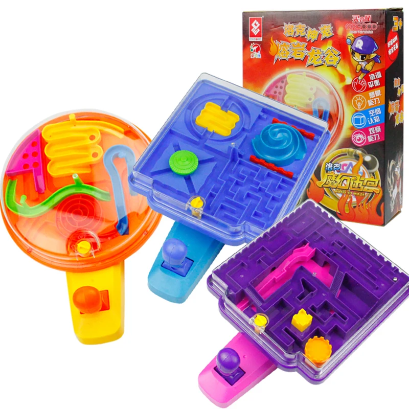 Puzzle Ball Maze 3D Crystal Puzzle Game Fun Toy Hot Roco 3D Maze Toys