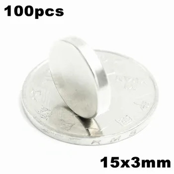 

500pcs 15x3mm Super Powerful Strong Bulk Small Round NdFeB Neodymium Disc Magnets Dia 15mm x 3mm N35 Rare Earth NdFeB Magnet