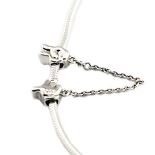DIY подходит для бусины Pandora Браслеты мышь жесты надежные цепочки Подвески стерлингового серебра 925-ювелирные изделия