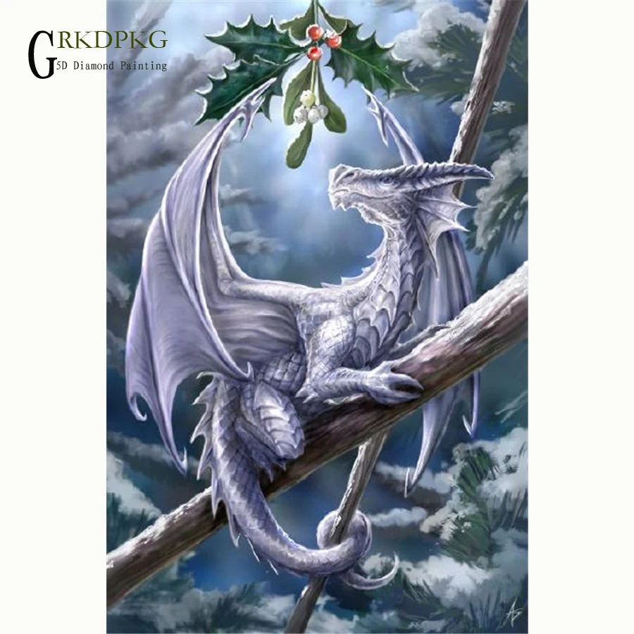 

5d DIY Diamond Painting Cartoon dragon Full square Diamond Embroidery Cross Stitch Rhinestone Mosaic unfinished home decoration