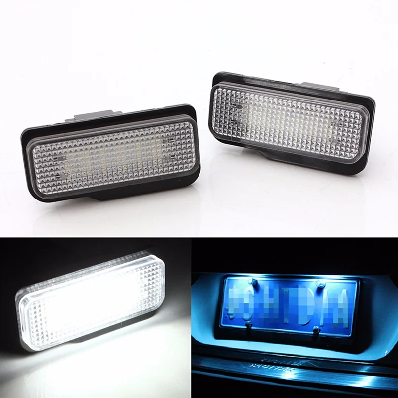 

2PCS 18LED License Plate Light For 2001-2011 4 Doors Mercedes/Benz C-Class S203 E-Class S211/W211 00-07 SLK R171 CLS C219