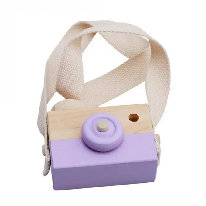 Горячая продажа деревянная камера детская игрушка, подарок для ребёнка для детей; из дерева украшение для шеи номер фотографии-17