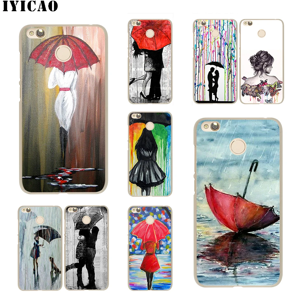 Жесткий Зонт IYICAO для девочек Xiaomi Mi 5 5S 6 9 8 A2 Lite 5X Mix 2S F1 SE MAX 3 9T A3 Pro CC9E Redmi Note |