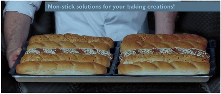 Silform Non Stick Silicone Bread Mat with 8 Molds Fiberglass French Bread Bakeware Baguette Baking Pan
