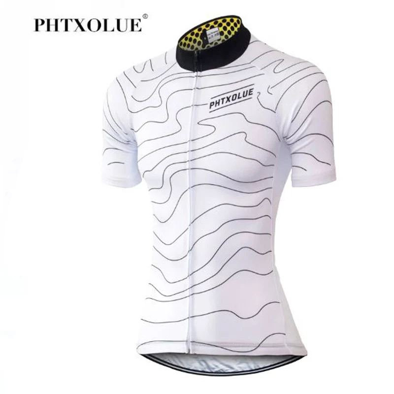 Phtxolue Для женщин Велоспорт Джерси лето черный, белый цвет костюм для езды на горном велосипеде велосипедная одежда Maillot Ropa Ciclismo Одежда для