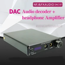 FX-AUDIO DAC-X7 XMOS AK4490EQ USB DAC декодер HiFi аудио усилитель для наушников DSD256 OPA2604 TPA6120