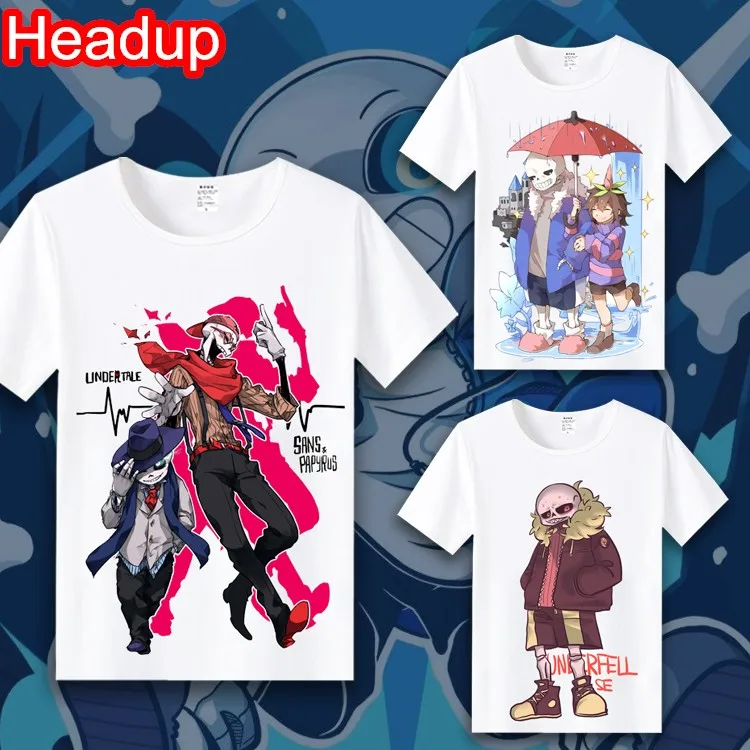 

23 STYLES Game Undertale girl boy kid child children T-Shirt Undertale sans papyrus Tees Shirt skull brother anime clothes