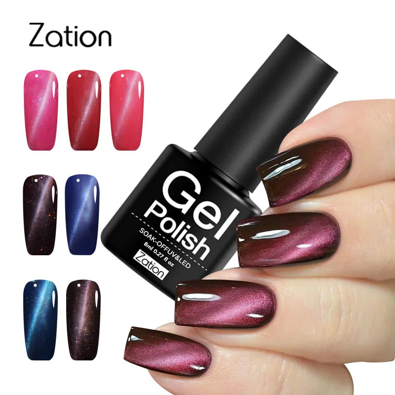 Zation UV Gel Enamel Polish Glitter Lacquer Primer UV LED Gel