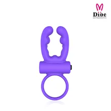 Dibe Double Lock Ring Vibration Ring Sexual Interaction Between Men and Women To Stimulate The Fun of Adult Products