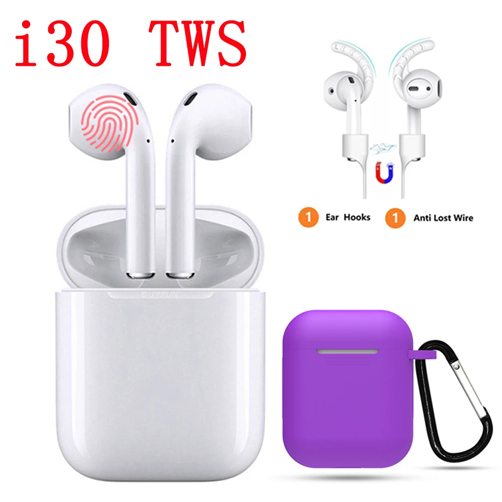 

I30 TWS Earphone Pop up support wireless charge 6D Super Bass Bluetooth 5.0 i11 i12 i13 i14 i30 TWS PK i20 i10 i12 i15 W1 Chip