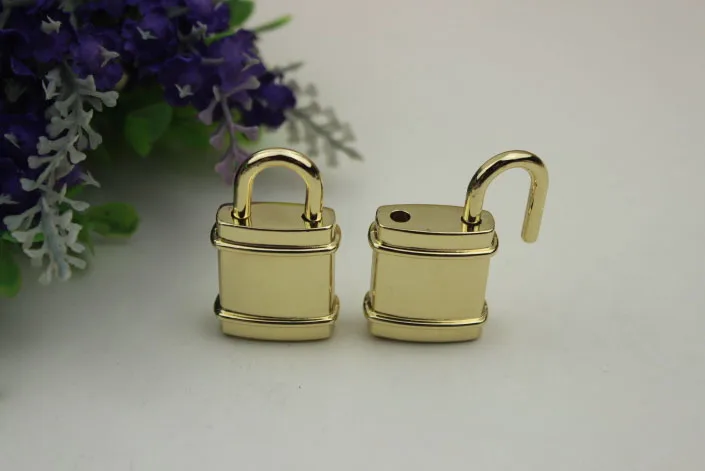 

6pcs/lot Keyless lock switch pale golden act the role ofing is tasted lock accessories decorate the padlock