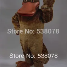 Профессиональный изготовленный на заказ коричневый Platypus костюм талисмана костюм для праздника партии карнавала рекламы сценического представления SW681