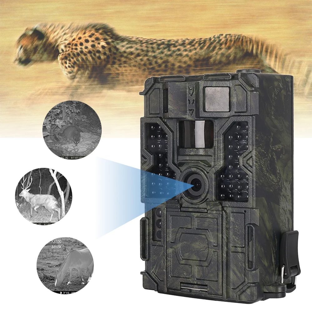 

Waterproof Wild Hunting Camera Wide Angle Exposure Remote Control Trail Camera Infrared night vision sensing Hunting Camera