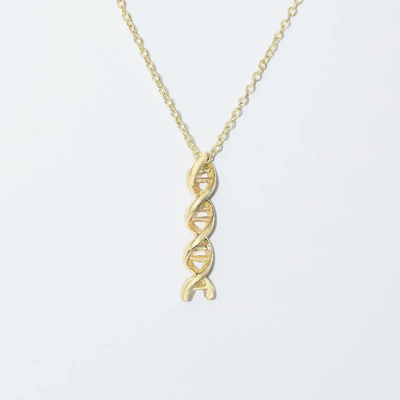 DXJEL New Arrival Science Jewelry DNA Necklace Biology Jewelry Formula